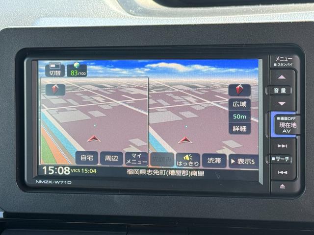 タントカスタムＸスタイルセレクション純正フルセグナビ　ＥＴＣ　ドラレコ　バックモニター（福岡県）の中古車