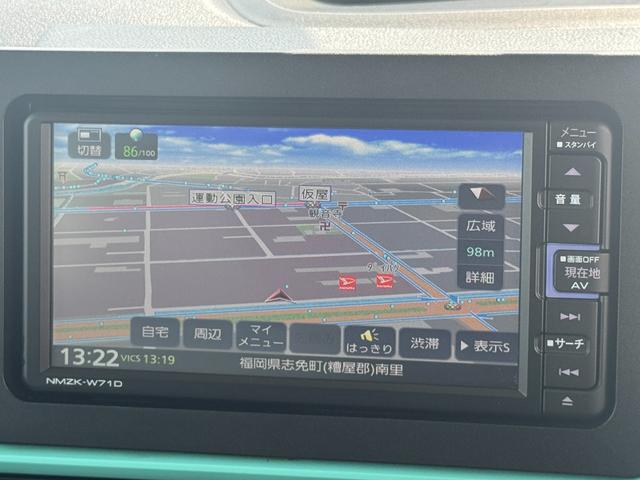 タントＸ純正フルセグナビ　ＥＴＣ　ドラレコ　バックモニター（福岡県）の中古車