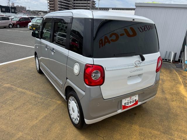 ムーヴキャンバスストライプスＧ純正フルセグナビ　ＥＴＣ　ドラレコ　バックモニター　新車保証継承付（福岡県）の中古車