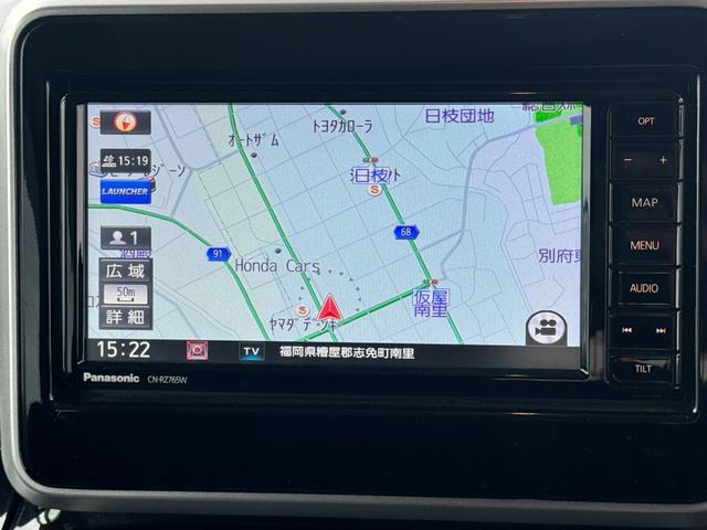 スペーシアカスタムハイブリッドＧＳ純正フルセグナビ　ＥＴＣ　前後ドラレコ　シートヒーター（福岡県）の中古車