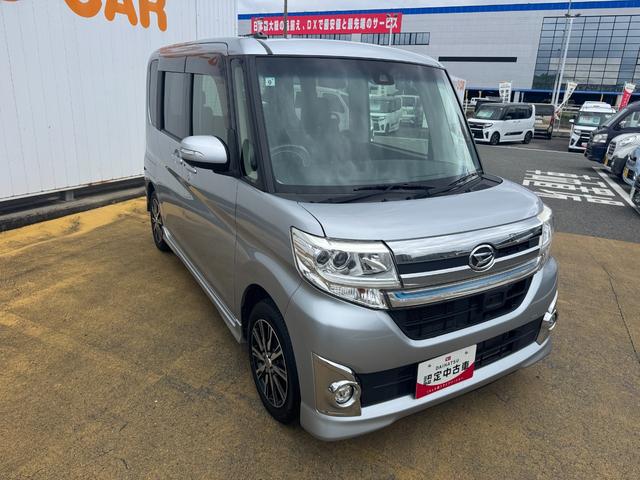 タントカスタムX トップエディションSAIIナビワンセグTV バックカメラ 前後ドライブレコーダー 片側電動スライドドア オートライト LEDヘッドライト 衝突軽減ブレーキ 横滑り防止装置 純正アルミホイール(福岡県)の中古車