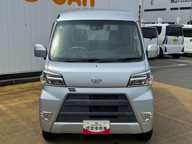ハイゼットカーゴクルーズＳＡIIIナビ地デジＴＶ　Ｂｌｕｅｔｏｏｔｈ　ＥＴＣ　　前ドライブレコーダー　　両側スライドドア　クルーズコントロール　オートライト　ＬＥＤヘッドライト　衝突軽減ブレーキ　　横滑り防止装置　アイドリングストップ（福岡県）の中古車