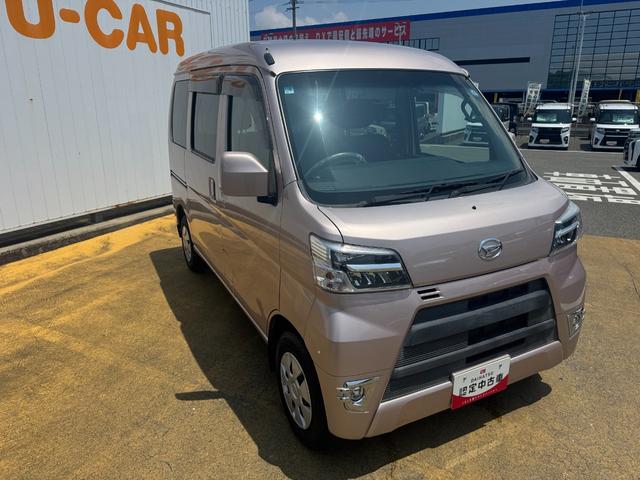 ハイゼットカーゴクルーズCDチューナー 社外前後方ドライブレコーダー スライドドア マニュアル車 5MT(福岡県)の中古車