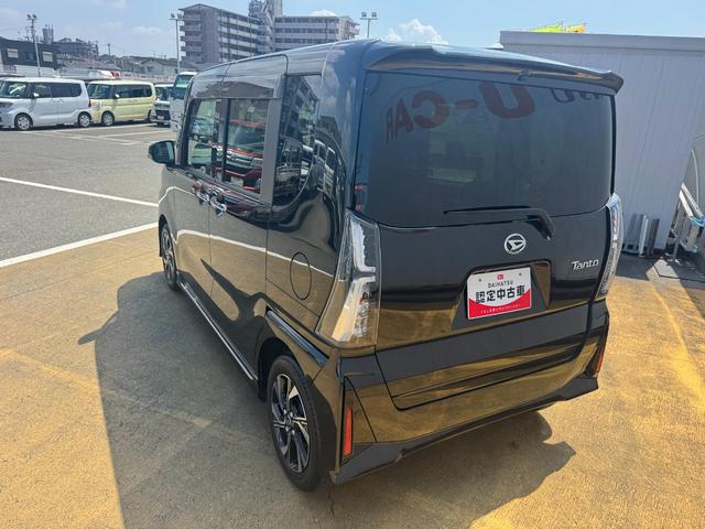 タントカスタムXナビ地デジTV バックカメラ Bluetooth スマートキー ETC 前後ドライブレコーダー 両側電動スライドドア オートライト LEDヘッドライト 衝突軽減ブレーキ 新車保証継承付(福岡県)の中古車