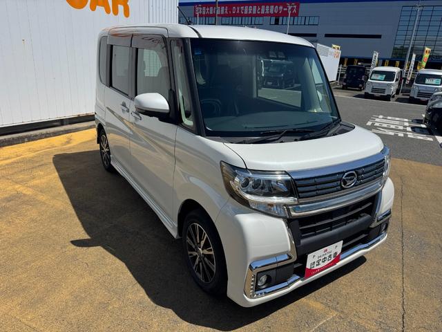 タントカスタムＸ　トップエディションリミテッドＳＡIIIナビ地デジＴＶ　バックカメラ　Ｂｌｕｅｔｏｏｔｈ　スマートキー　ＥＴＣ　　前ドライブレコーダー　　両側電動スライドドア　ＥＤヘッドライト　衝突軽減ブレーキ　横滑り防止装置　アイドリングストップ（福岡県）の中古車