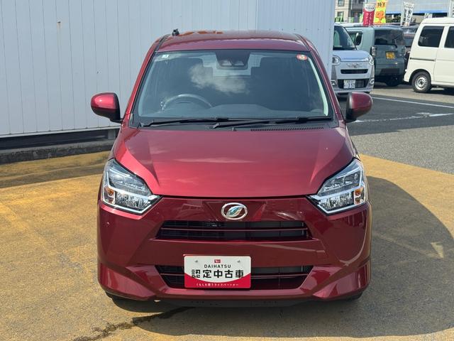 ミライースＧ　ＳＡIII弊社デモカーＵＰ車　新車保証継承付　オーディオレス　バックカメラ付　　スマートキー　ＬＥＤヘッドライト　衝突軽減ブレーキ　横滑り防止装置　アイドリングストップ　クリアランスソナー　純正アルミホイール（福岡県）の中古車