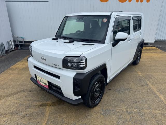 タフトＸ新車保証継承付ナビ　地デジＴＶ　バックカメラ　Ｂｌｕｅｔｏｏｔｈ　スマートキー　前後ドライブレコーダー　ＬＥＤヘッドライト　衝突軽減ブレーキ　　アイドリングストップ　クリアランスソナー（福岡県）の中古車