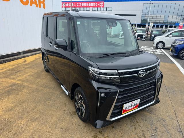 タントカスタムX弊社デモカーUP車 新車保証継承付 オーディオレス バックカメラ スマートキー 両側電動スライドドア LEDヘッドライト 衝突軽減ブレーキ アイドリングストップ クリアランスソナー 純正アルミホイール(福岡県)の中古車