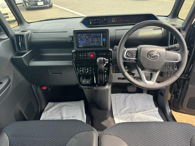 タントカスタムＲＳエコアイドルレス車　ナビ地デジＴＶ　全方位カメラ　Ｂｌｕｅｔｏｏｔｈ　ＥＴＣ　　前後ドライブレコーダー　　両側電動スライドドア　ＬＥＤヘッドライト　衝突軽減ブレーキ　純正アルミホイール　新車保証継承付（福岡県）の中古車