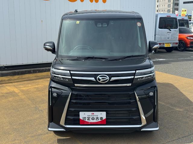 タントカスタムＲＳエコアイドルレス車　ナビ地デジＴＶ　全方位カメラ　Ｂｌｕｅｔｏｏｔｈ　ＥＴＣ　　前後ドライブレコーダー　　両側電動スライドドア　ＬＥＤヘッドライト　衝突軽減ブレーキ　純正アルミホイール　新車保証継承付（福岡県）の中古車