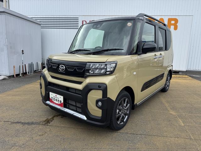 タントファンクロス弊社デモカーＵＰ車　新車保証継承付　バックカメラ付　スマートキー　両側電動スライドドア　　ＬＥＤヘッドライト　衝突軽減ブレーキ　　アイドリングストップ　クリアランスソナー　純正アルミホイール（福岡県）の中古車