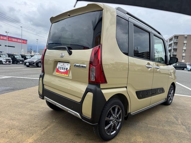 タントファンクロス弊社デモカーＵＰ車　新車保証継承付　バックカメラ付　スマートキー　両側電動スライドドア　　ＬＥＤヘッドライト　衝突軽減ブレーキ　　アイドリングストップ　クリアランスソナー　純正アルミホイール（福岡県）の中古車