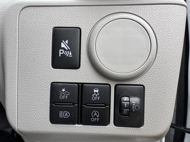 ミライースＸ　ＳＡIII弊社デモカーＵＰ車　新車保証継承付　オーディオレス　オートライト　ＬＥＤヘッドライト　衝突軽減ブレーキ　横滑り防止装置　アイドリングストップ　クリアランスソナー（福岡県）の中古車
