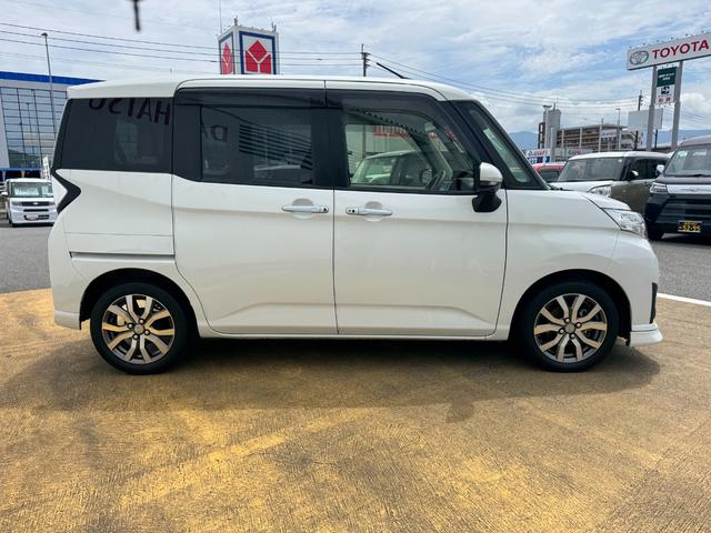 トールカスタムG ターボ SAIIIナビ地デジTV 全方位カメラ Bluetooth ETC 前ドライブレコーダー 両側電動スライドドア 衝突軽減ブレーキ 横滑り防止装置 アイドリングストップ 純正アルミホイール(福岡県)の中古車