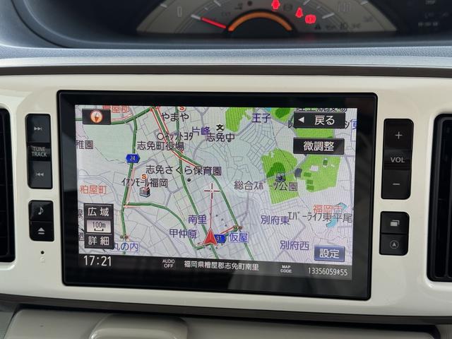 ムーヴキャンバスXリミテッドメイクアップ SAIIIナビ地デジTV バックカメラ Bluetooth スマートキー 両側電動スライドドア オートライト LEDヘッドライト 衝突軽減ブレーキ 横滑り防止装置 アイドリングストップ(福岡県)の中古車