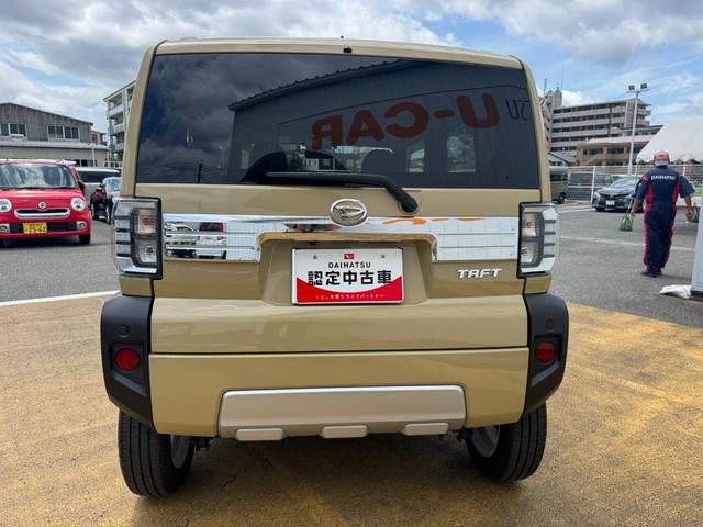 タフトＧターボ　クロムベンチャー新車保証継承付　ナビ地デジＴＶ　全方位カメラ　Ｂｌｕｅｔｏｏｔｈ　スマートキー　ＥＴＣ　　前後ドライブレコーダー　　オートライト　ＬＥＤヘッドライト　衝突軽減ブレーキ　アイドリングストップ（福岡県）の中古車