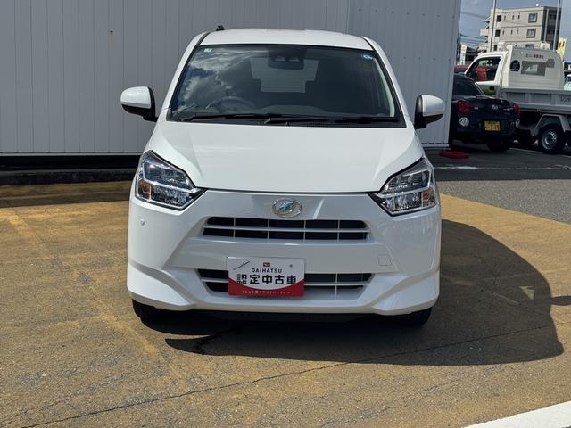 ミライースＸ　ＳＡIII新車保証継承付　弊社デモカーＵＰ車　オーディオレス　オートライト　ＬＥＤヘッドライト　衝突軽減ブレーキ　オートマチックハイビーム　横滑り防止装置　アイドリングストップ　クリアランスソナー（福岡県）の中古車