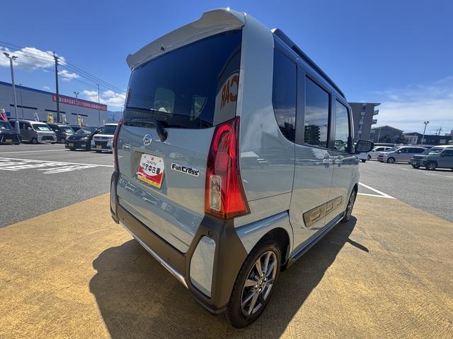 タントファンクロス弊社デモカーＵＰ車　新車保証継承付　ナビ地デジＴＶ　バックカメラ　Ｂｌｕｅｔｏｏｔｈ　スマートキー　両側電動スライドドア　ＬＥＤヘッドライト　衝突軽減ブレーキ　横滑り防止装置　アイドリングストップ（福岡県）の中古車