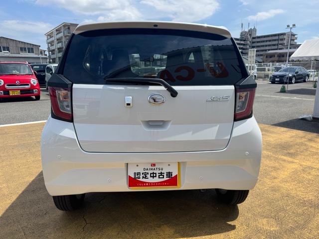 ミライースＧ　ＳＡIII弊社デモカーＵＰ車　新車保証継承付　バックカメラ付　オーディオレス　ＬＥＤヘッドライト　衝突軽減ブレーキ　横滑り防止装置　アイドリングストップ　クリアランスソナー　純正アルミホイール（福岡県）の中古車