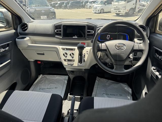 ミライースＸ　ＳＡIII弊社デモカーＵＰ車　新車保証継承付　オーディオレス　オートライト　ＬＥＤヘッドライト　衝突軽減ブレーキ　オートマチックハイビーム　横滑り防止装置　アイドリングストップ　クリアランスソナー（福岡県）の中古車