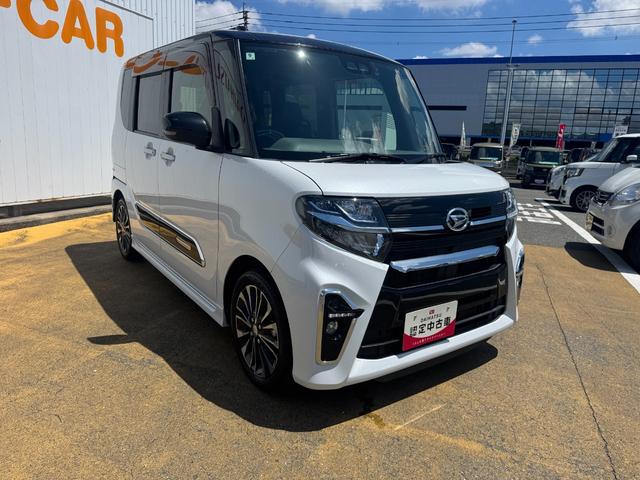 タントカスタムＲＳセレクションナビ地デジＴＶ　バックカメラ　Ｂｌｕｅｔｏｏｔｈ　ＥＴＣ　　両側電動スライドドア　クルーズコントロール　ＬＥＤヘッドライト　衝突軽減ブレーキ　アイドリングストップ　純正アルミホイール（福岡県）の中古車