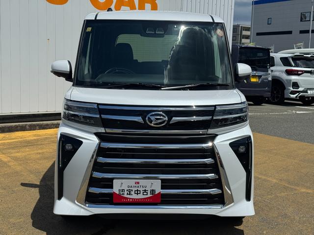 タントカスタムRSディスプレイオーディオ 全方位カメラ Bluetooth ETC 前後ドライブレコーダー 両側電動スライドドア クルーズコントロール 衝突軽減ブレーキ アイドリングストップ 新車保証継承付(福岡県)の中古車
