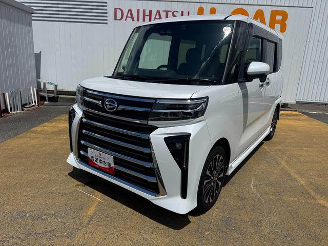 タントカスタムRSディスプレイオーディオ 全方位カメラ Bluetooth ETC 前後ドライブレコーダー 両側電動スライドドア クルーズコントロール 衝突軽減ブレーキ アイドリングストップ 新車保証継承付(福岡県)の中古車