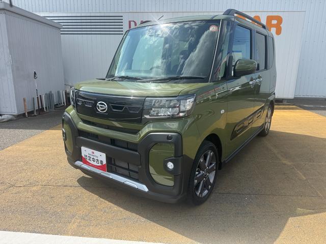 タントファンクロスターボ新車保証継承付 弊社デモカーUP車 オーディオレス バックカメラ付 両側電動スライドドア LEDヘッドライト 衝突軽減ブレーキ アイドリングストップ クリアランスソナー 純正アルミホイール(福岡県)の中古車