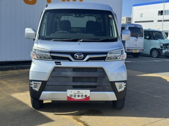 ハイゼットカーゴデッキバンG喫煙車 CDチューナー 両側スライドドア オートライト 衝突軽減ブレーキ 横滑り防止装置 アイドリングストップ オートマチックハイビーム(福岡県)の中古車