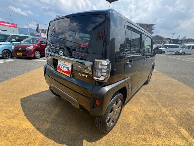 タフトG クロムベンチャー新車保証継承付 弊社デモカーUP車 ディスプレイオーディオ バックカメラ Bluetooth LEDヘッドライト 衝突軽減ブレーキ 横滑り防止装置 アイドリングストップ クリアランスソナー(福岡県)の中古車