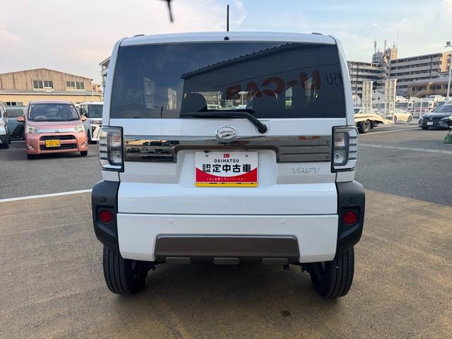タフトＧ　ダーククロムベンチャー新車保証継承付　弊社デモカーＵＰ車　オーディオレス　バックカメラ付　スマートキー　クルーズコントロール　オートライト　ＬＥＤヘッドライト　衝突軽減ブレーキ　アイドリングストップ　純正アルミホイール（福岡県）の中古車