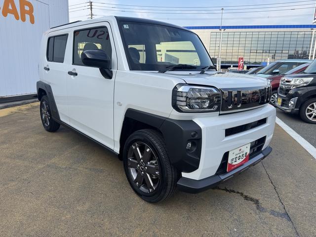 タフトＧ　ダーククロムベンチャー新車保証継承付　弊社デモカーＵＰ車　オーディオレス　バックカメラ付　スマートキー　クルーズコントロール　オートライト　ＬＥＤヘッドライト　衝突軽減ブレーキ　アイドリングストップ　純正アルミホイール（福岡県）の中古車