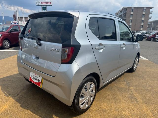 ミライースＸ　ＳＡIII新車保証継承付　弊社デモカーＵＰ車　オーディオレス　オートライト　ＬＥＤヘッドライト　衝突軽減ブレーキ横滑り防止装置　アイドリングストップ　クリアランスソナー（福岡県）の中古車