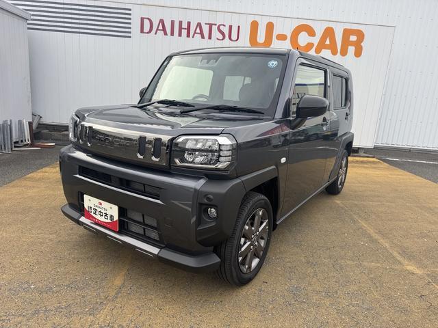 タフトＧ　ダーククロムベンチャー新車保証継承付　弊社デモカーＵＰ車　オーディオレス　バックカメラ付　　スマートキー　オートライト　ＬＥＤヘッドライト　衝突軽減ブレーキ　横滑り防止装置　アイドリングストップ　純正アルミホイール（福岡県）の中古車
