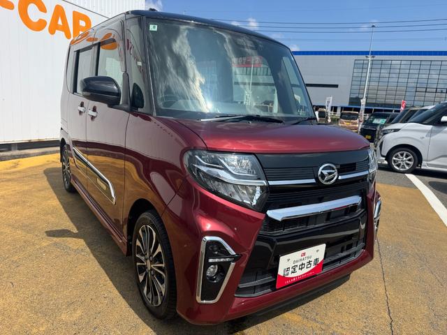 タントカスタムRSナビ地デジTV バックカメラ Bluetooth スマートキー ETC 前後ドライブレコーダー 両電動スライドドア 衝突軽減ブレーキ 横滑り防止装置 アイドリングストップ クリアランスソナー(福岡県)の中古車