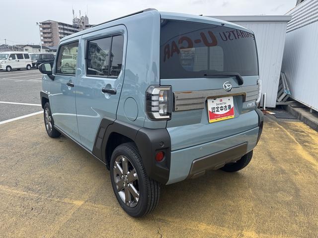 タフトG ダーククロムベンチャー新車保証継承付 弊社デモカーUP車 オーディオレス バックカメラ スマートキー クルーズコントロール LEDヘッドライト 衝突軽減ブレーキ 横滑り防止装置 アイドリングストップ クリアランスソナー(福岡県)の中古車