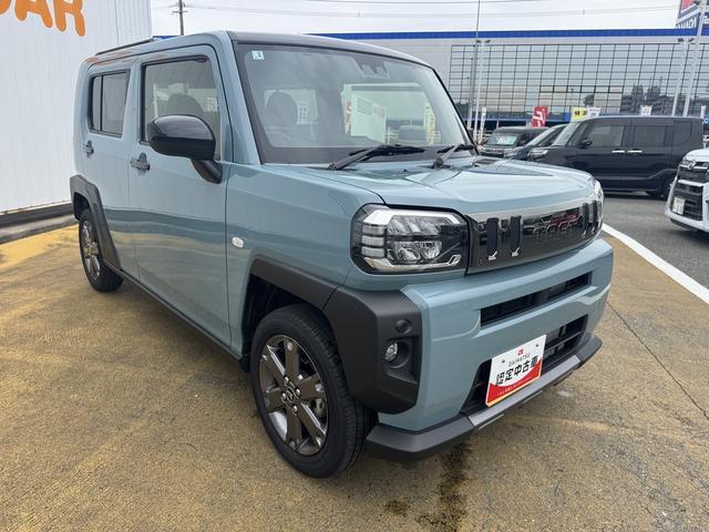 タフトG ダーククロムベンチャー新車保証継承付 弊社デモカーUP車 オーディオレス バックカメラ スマートキー クルーズコントロール LEDヘッドライト 衝突軽減ブレーキ 横滑り防止装置 アイドリングストップ クリアランスソナー(福岡県)の中古車
