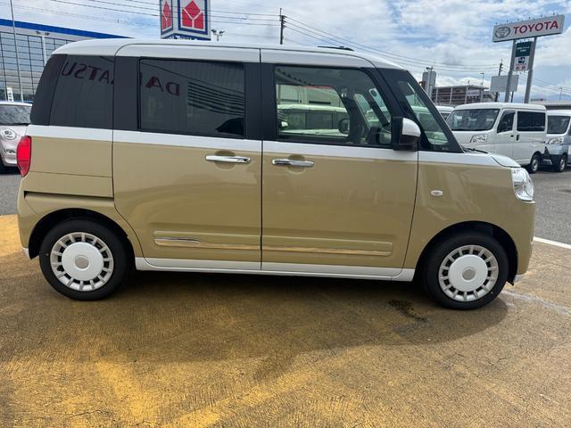ムーヴキャンバスストライプスG新車保証継承付 弊社デモカーUP車 オーディオレス バックカメラ付 スマートキー 両側電動スライドドア LEDヘッドライト 衝突軽減ブレーキ 横滑り防止装置 アイドリングストップ クリアランスソナー(福岡県)の中古車