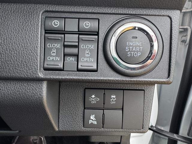 ムーヴキャンバスストライプスＧターボ新車保証継承付　弊社デモカーＵＰ車　オーディオレス　バックカメラ付　スマートキー　両側電動スライドドア　衝突軽減ブレーキ　横滑り防止装置　アイドリングストップ　クリアランスソナー（福岡県）の中古車