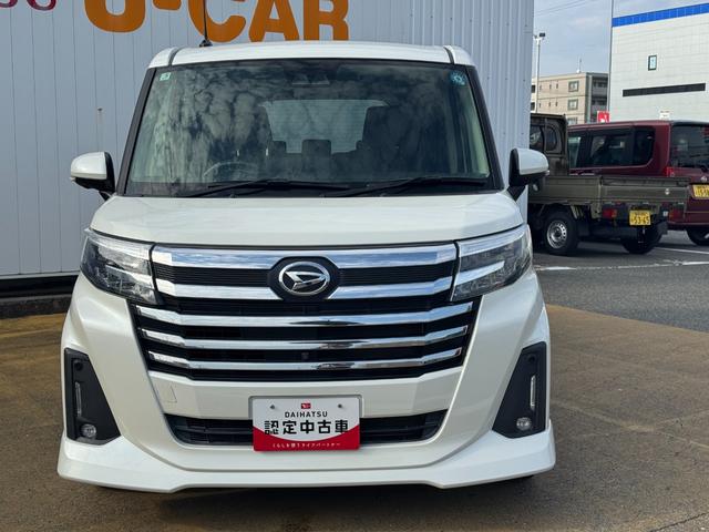 トールカスタムＧ新車保証継承付　弊社デモカーＵＰ車　オーディオレス　バックカメラ付　スマートキー　クルーズコントロール　ＬＥＤヘッドライト　衝突軽減ブレーキ　横滑り防止装置　クリアランスソナー　両側電動スライドドア（福岡県）の中古車