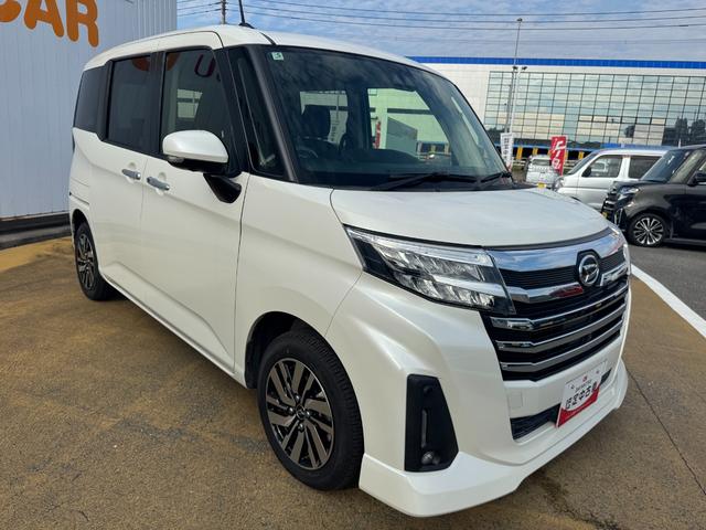 トールカスタムＧ新車保証継承付　弊社デモカーＵＰ車　オーディオレス　バックカメラ付　スマートキー　クルーズコントロール　ＬＥＤヘッドライト　衝突軽減ブレーキ　横滑り防止装置　クリアランスソナー　両側電動スライドドア（福岡県）の中古車