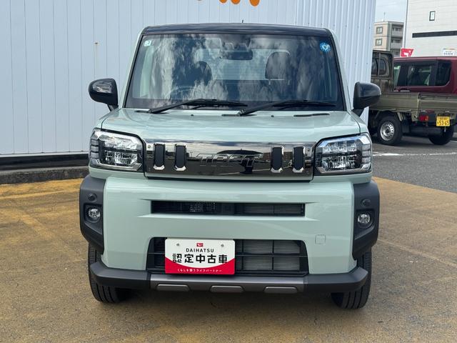 タフトＧ　ダーククロムベンチャー新車保証継承付　弊社デモカーＵＰ車　オーディオレス　バックカメラ付　スマートキー　クルーズコントロール　ＬＥＤヘッドライト　衝突軽減ブレーキ　横滑り防止装置　クリアランスソナー　アイドリングストップ（福岡県）の中古車