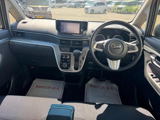 ムーヴカスタム　ＲＳ　ＳＡナビ地デジＴＶ　バックカメラ　Ｂｌｕｅｔｏｏｔｈ　スマートキー　ＥＴＣ　オートライト　ＬＥＤヘッドライト　衝突軽減ブレーキ　横滑り防止装置　アイドリングストップ　クリアランスソナー　純正アルミホイール（福岡県）の中古車