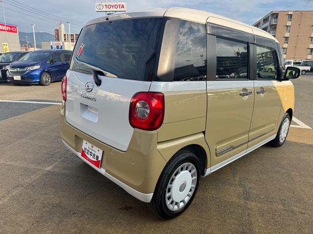 ムーヴキャンバスストライプスG新車保証継承付 オーディオレス バックカメラ付 両側電動スライドドア クルーズコントロール オートライト LEDヘッドライト 衝突軽減ブレーキ 横滑り防止装置 アイドリングストップ ク(福岡県)の中古車
