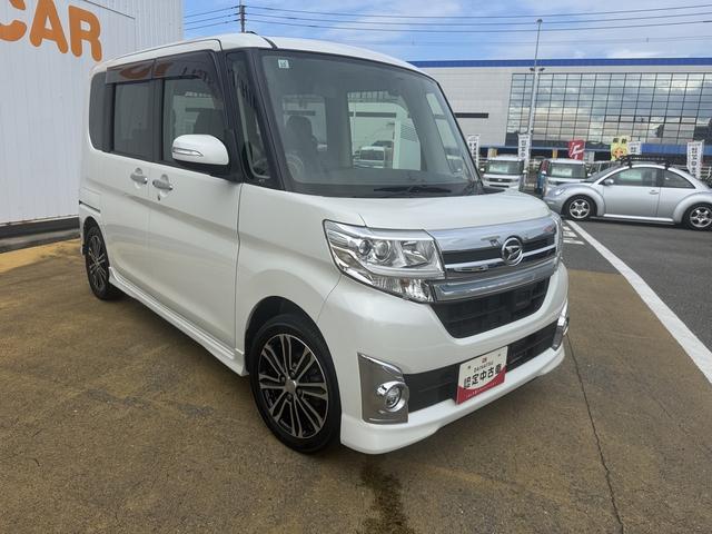タントカスタムRS SAナビ地デジTV バックカメラ Bluetooth ETC 前ドライブレコーダー 両側電動スライドドア LEDヘッドライト 衝突軽減ブレーキ 横滑り防止装置 アイドリングストップ 純正アルミホイール(福岡県)の中古車