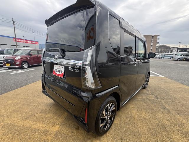 タントカスタムＸリミテッド新車保証継承付　オーディオレス　バックカメラ付　両側電動スライドドア　クルーズコントロール　ＬＥＤヘッドライト　衝突軽減ブレーキ　　横滑り防止装置　アイドリングストップ　クリアランスソナー（福岡県）の中古車