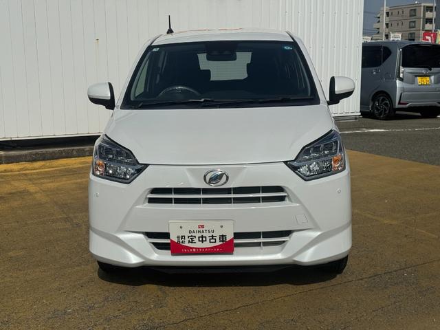 ミライースＸ　ＳＡIII新車保証継承付　弊社デモカーＵＰ車　ＣＤチューナー　オートライト　ＬＥＤヘッドライト　衝突軽減ブレーキ　オートマチックハイビーム　横滑り防止装置　アイドリングストップ　クリアランスソナー（福岡県）の中古車