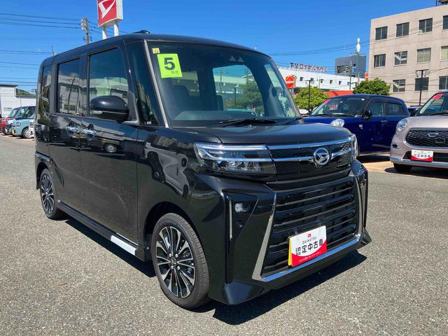 タントカスタムＲＳプッシュスタートスマートキー　ターボ車　ワンオーナ車　キーフリーシステム　アルミホイール　定期点検記録簿　ＡＢＳ　エアバック（山口県）の中古車