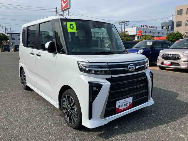 タントカスタムＲＳターボ車　スマートキ−　ワンオーナ車　禁煙　キーフリー　アルミホイール　ＡＢＳ　定期点検記録簿　エアバッグ（山口県）の中古車