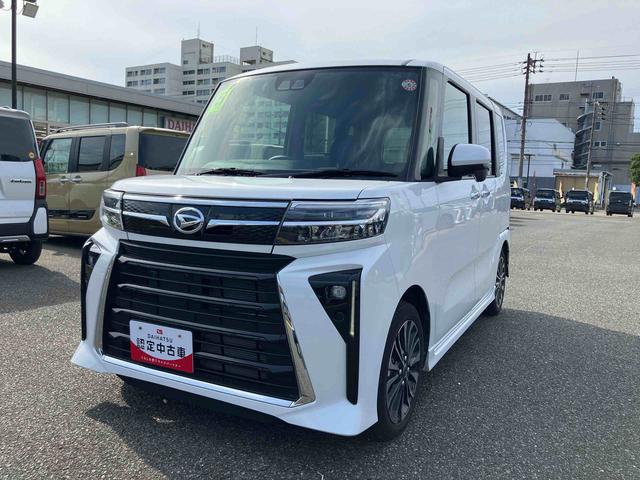 タントカスタムＲＳターボ車　スマートキ−　ワンオーナ車　禁煙　キーフリー　アルミホイール　ＡＢＳ　定期点検記録簿　エアバッグ（山口県）の中古車